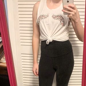 Express tank top - embroidered wings
